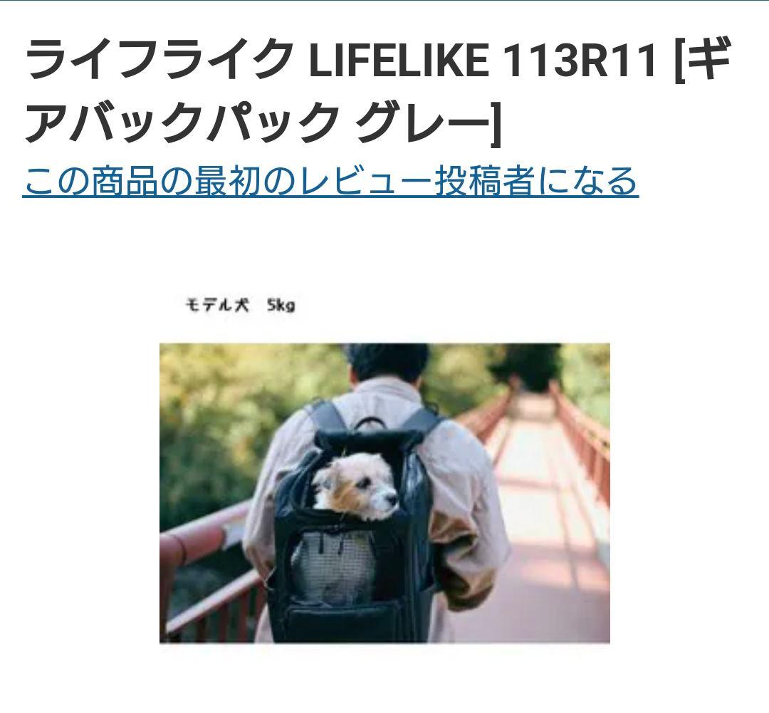 LIFELIKE 113R11 ギアバックパック グレー