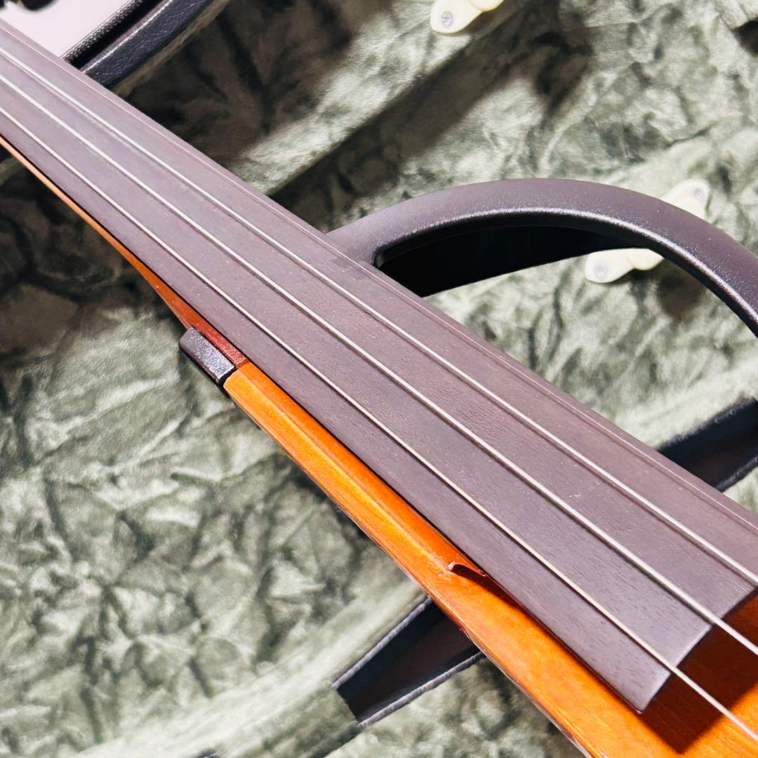 美品 YAMAHA SV-100 サイレントバイオリン 純正ケース 新品弓