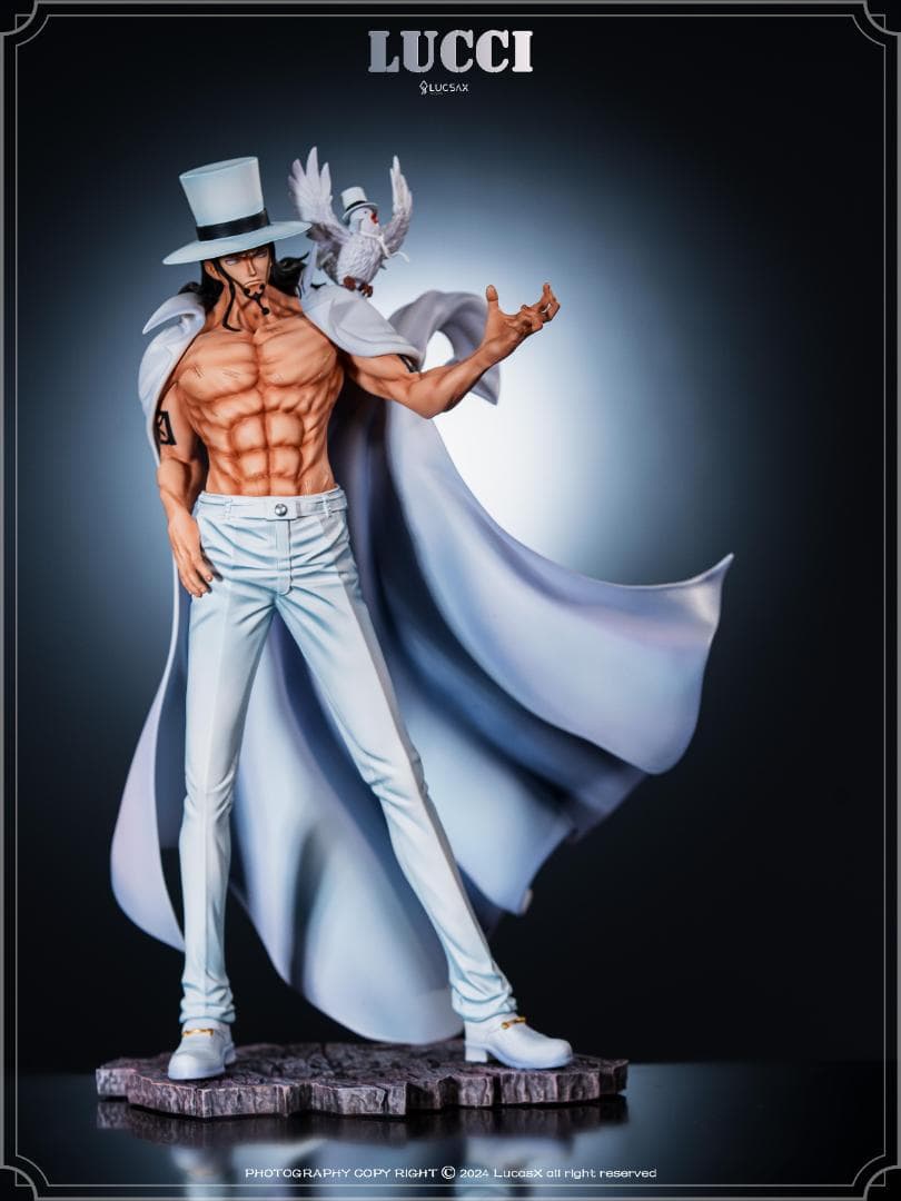 ワンピース CP0 ロブ・ルッチ フィギュア ガレージキット 塗装済み完成品