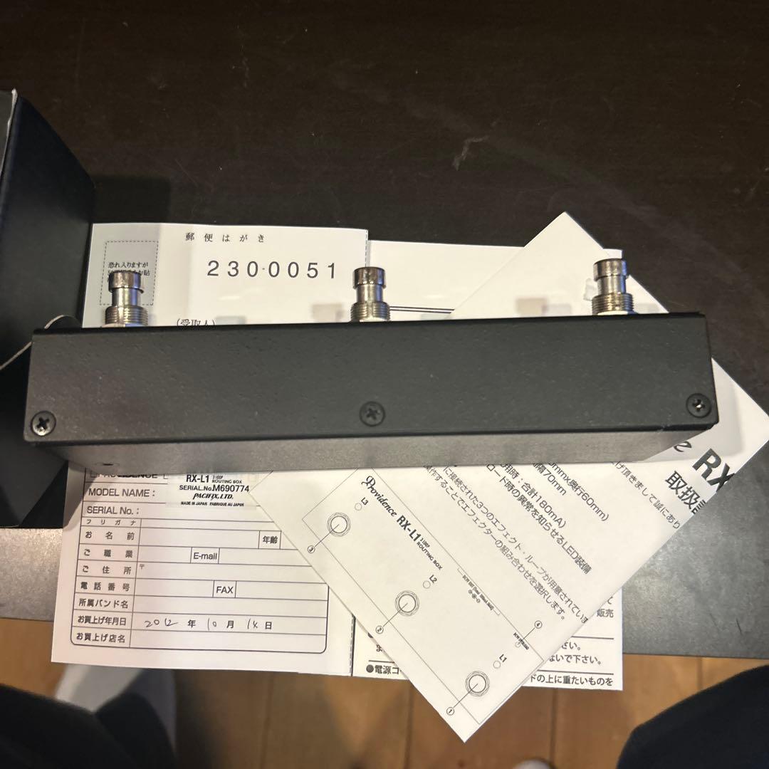 Providence RX-L1 ルーパー　スイッチャー