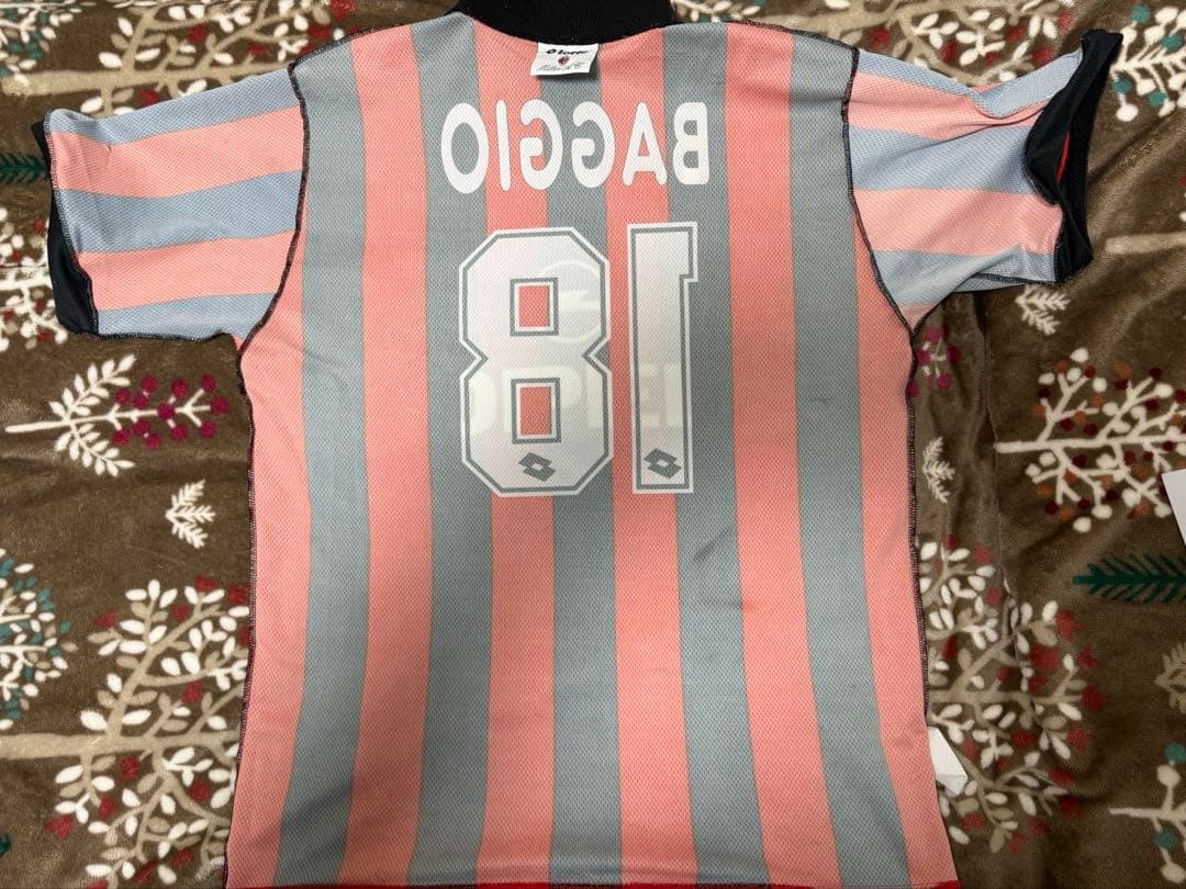 希少品　ACミラン 95-96 #18 ロベルト・バッジョ ロット 昇華プリント