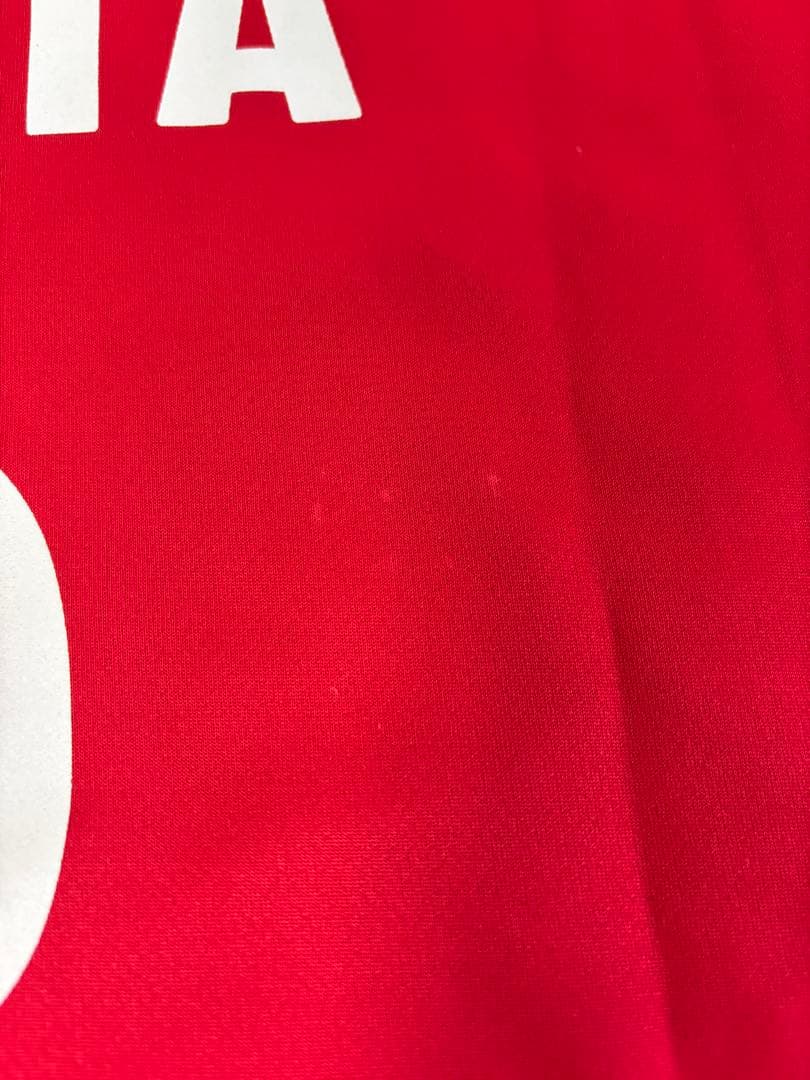 ASICS バレーボールユニフォーム 赤 8 SEKITA