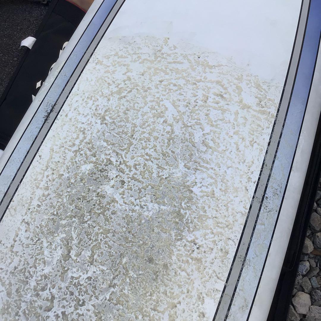 Grommet サーフボード ファンボード　ミッドレングス　青　ストライプ