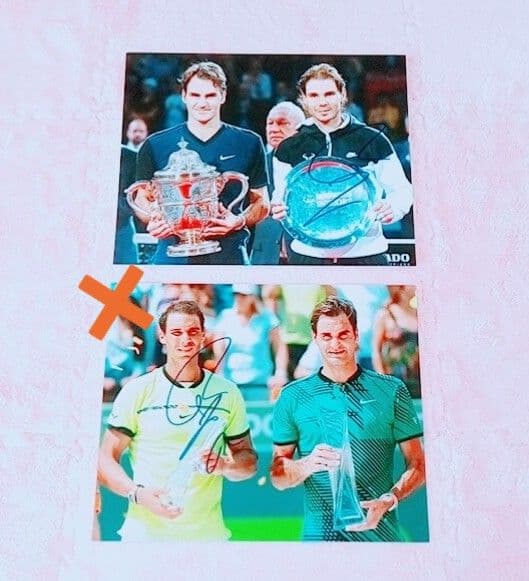 ラファエル ナダル選手サイン入り写真