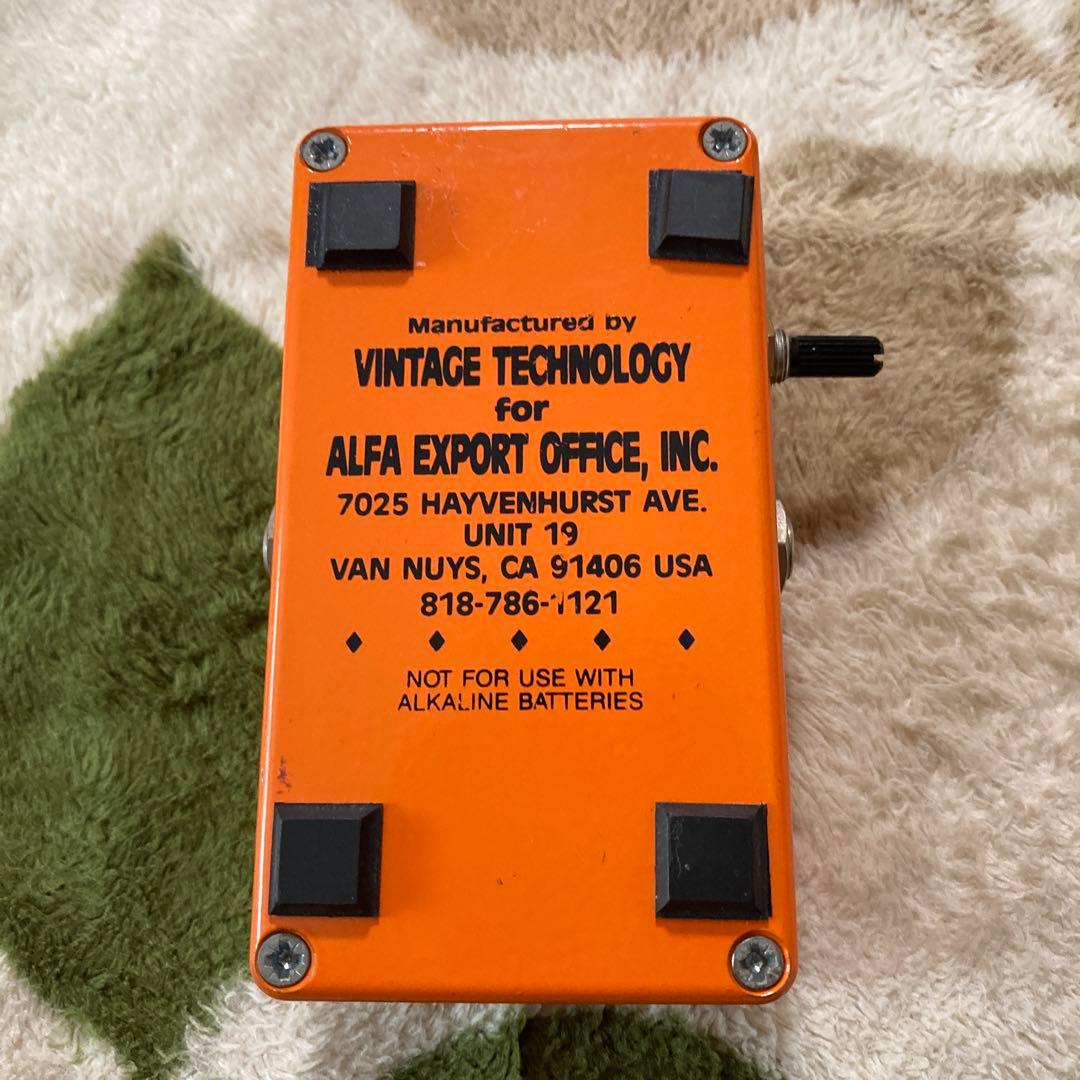 ギター Vintage Technology Orange Sunshine Fuzz