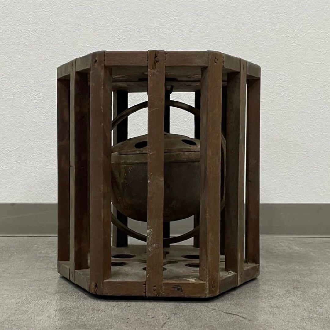 SNT372 回転式炬燵 やぐらこたつ アンティーク 昭和レトロ 木製 古民具