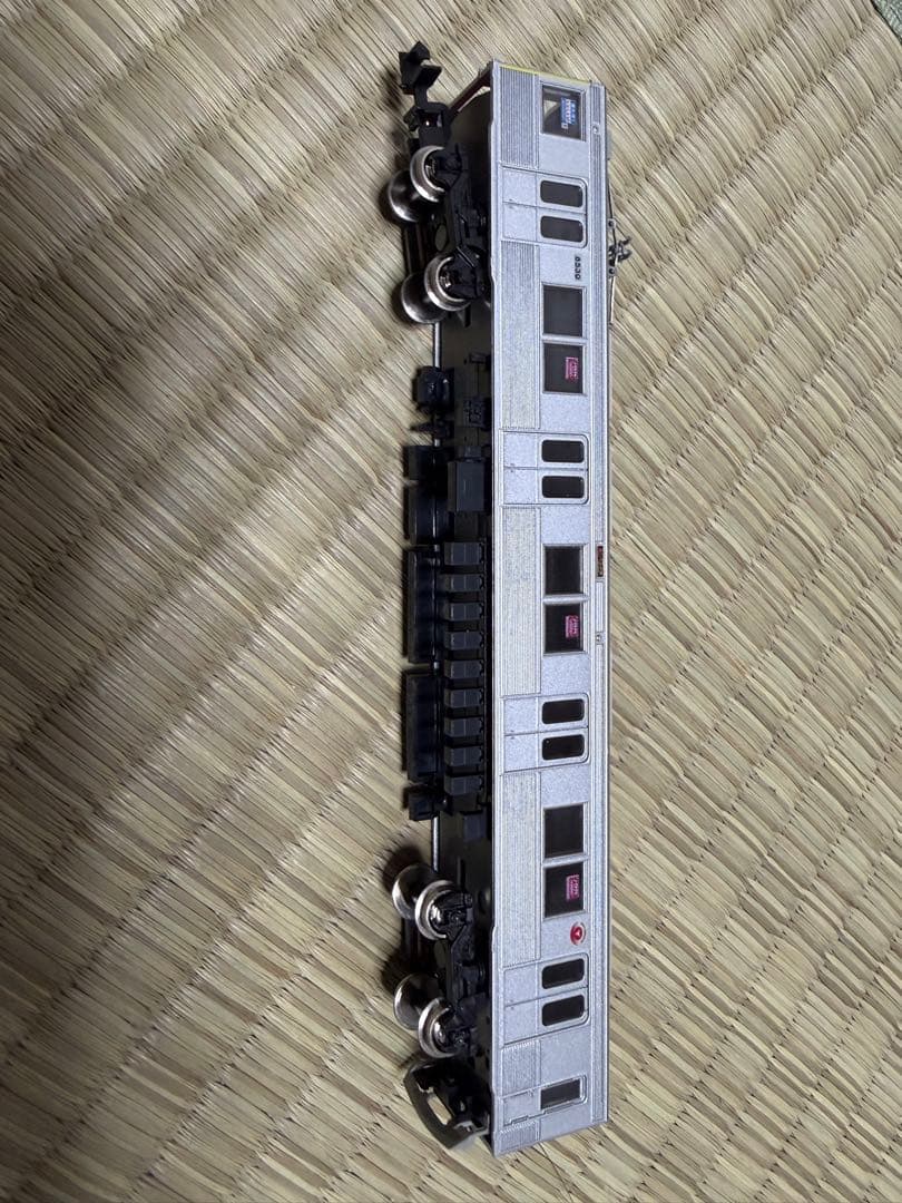 東急8637F 先頭車2両ディスプレイセット　部品取り用先頭車とインレタ付き