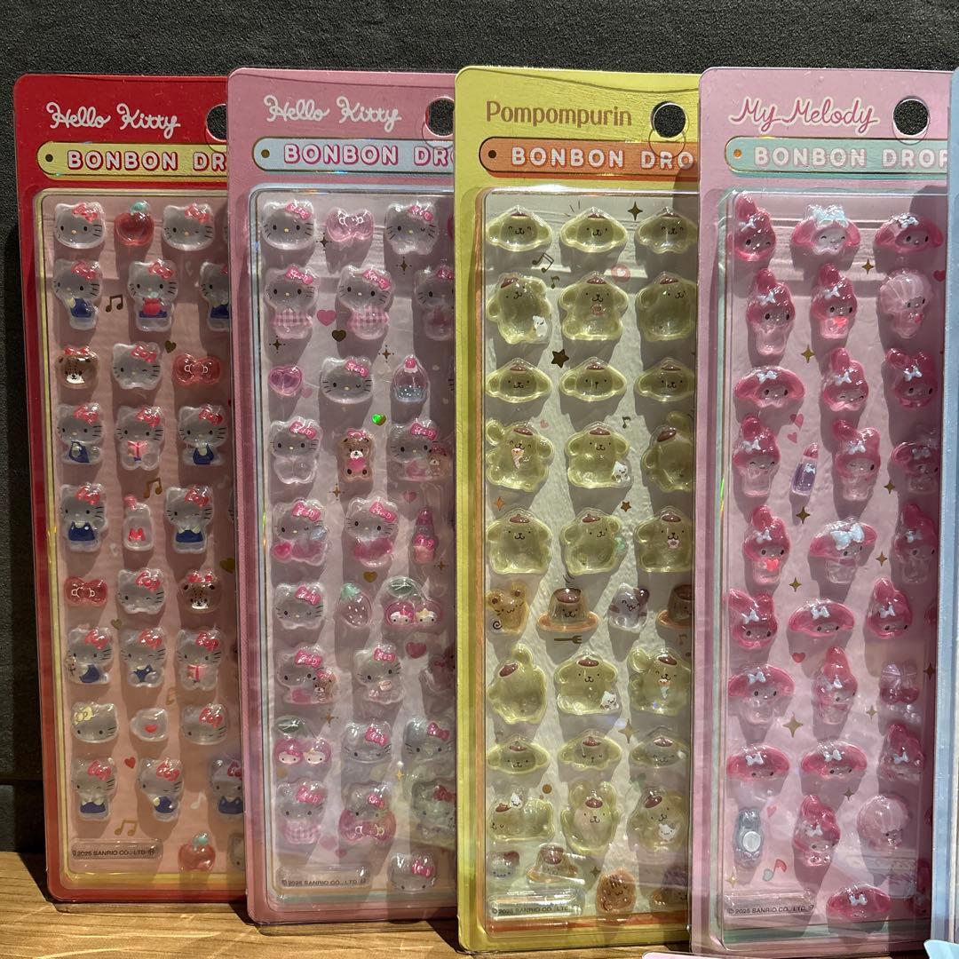 【たまごっち・サンリオmini・プチドロ】ボンボンドロップシールプチドロセット