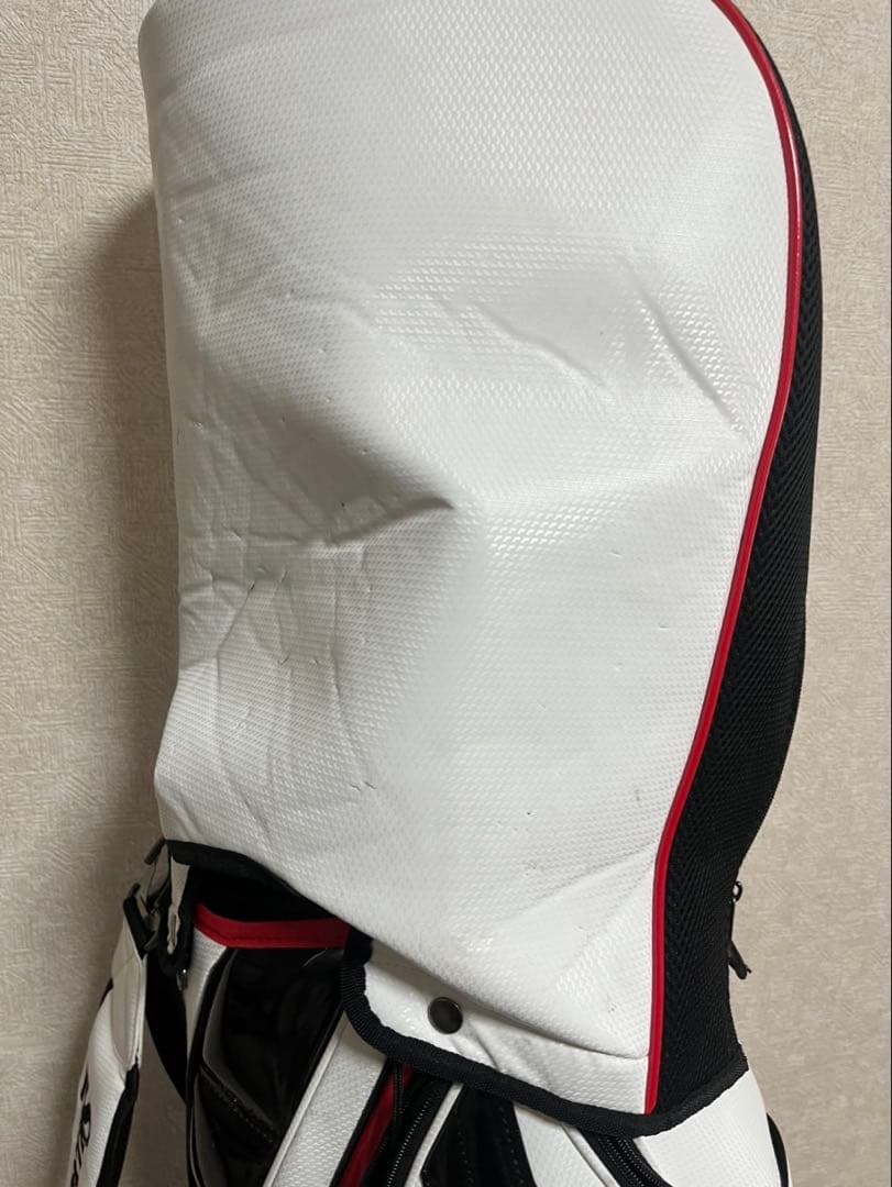 Srixon キャディバッグ ホワイト/ブラック/レッド