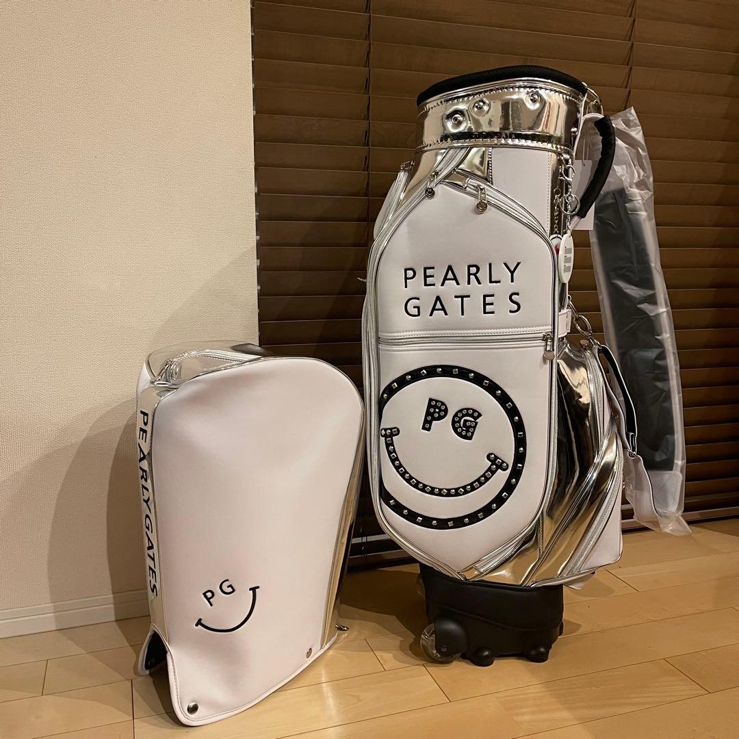 PEARLY GATESパーリーゲイツ キャディバッグ ゴルフバッグ キャスター