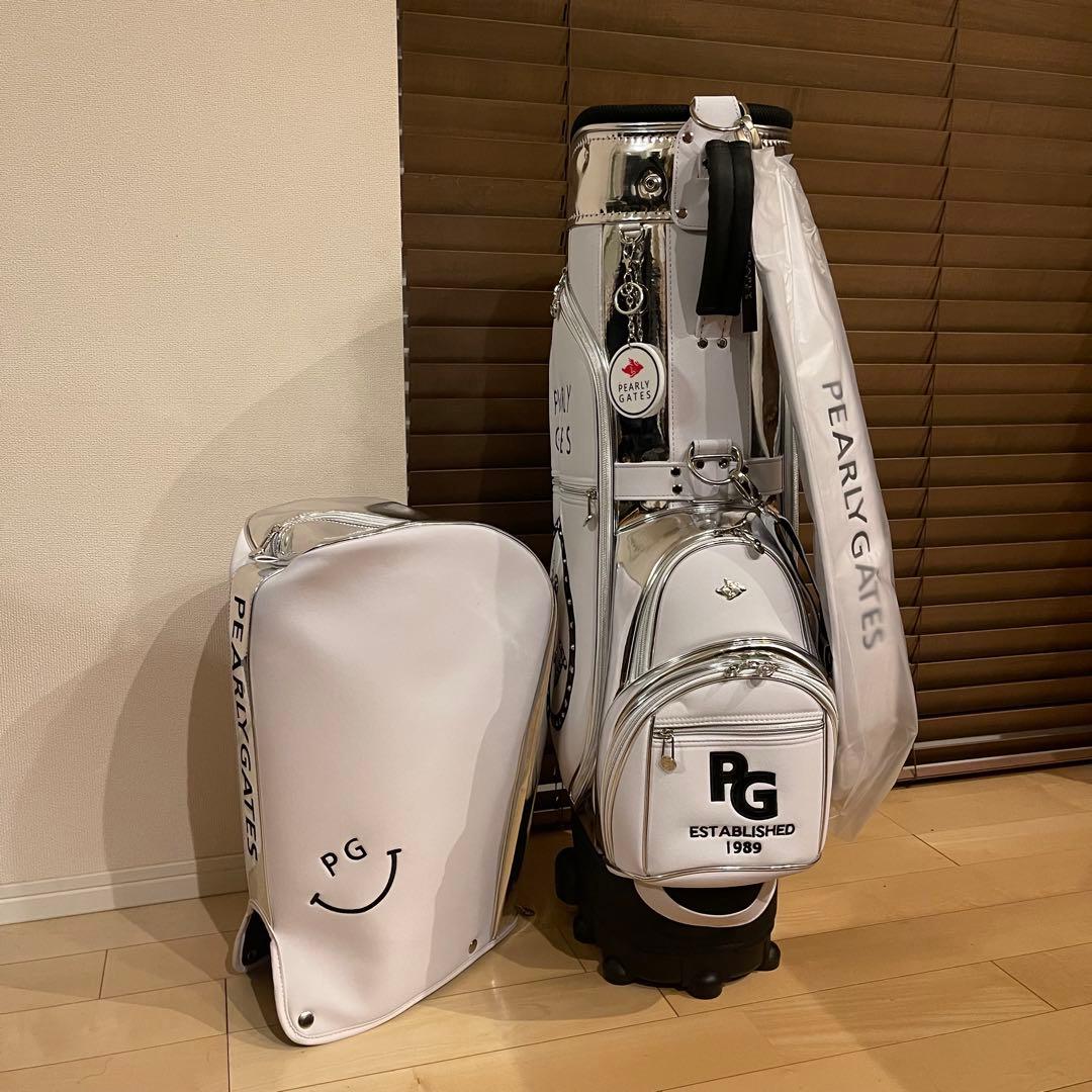 PEARLY GATESパーリーゲイツ キャディバッグ ゴルフバッグ キャスター
