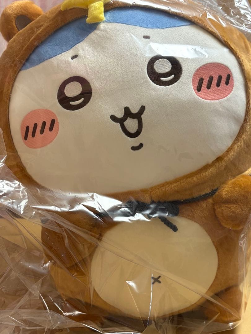 ハチワレ　たぬきだもんくじ　ぬいぐるみ　マスコット　新品