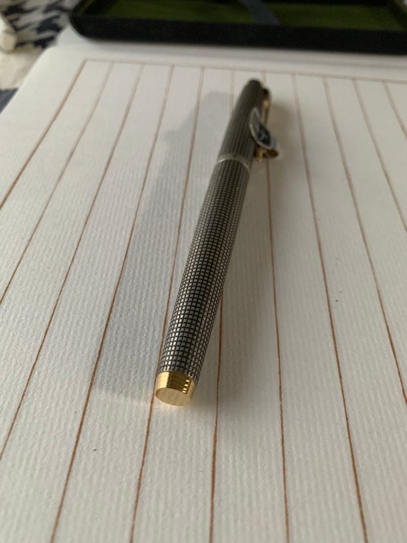 万年筆／パーカー75 スターリングシルバー 14Kペン先コンバーター付き