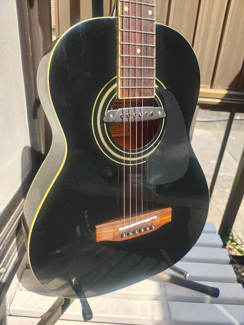 超美品 ニューヨーカー S.yairi YM-17/BK PU付エレアコ REN