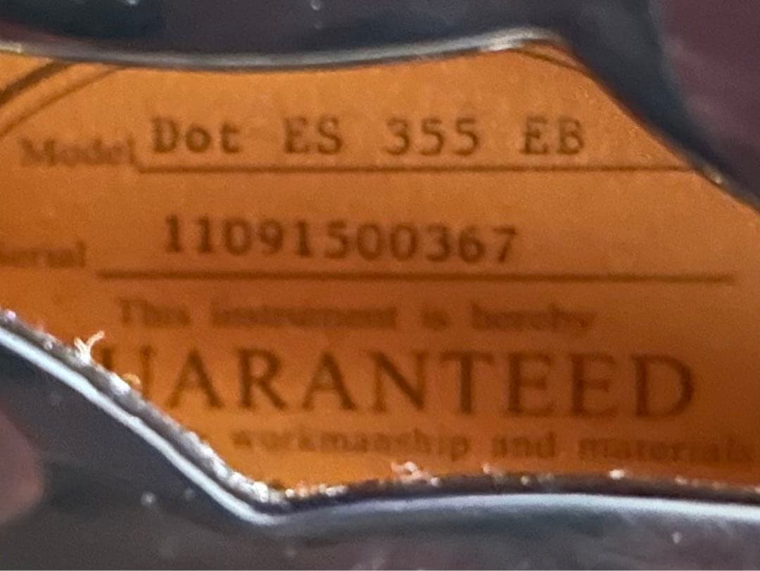 ギター Epiphone Dot ES-355 EB