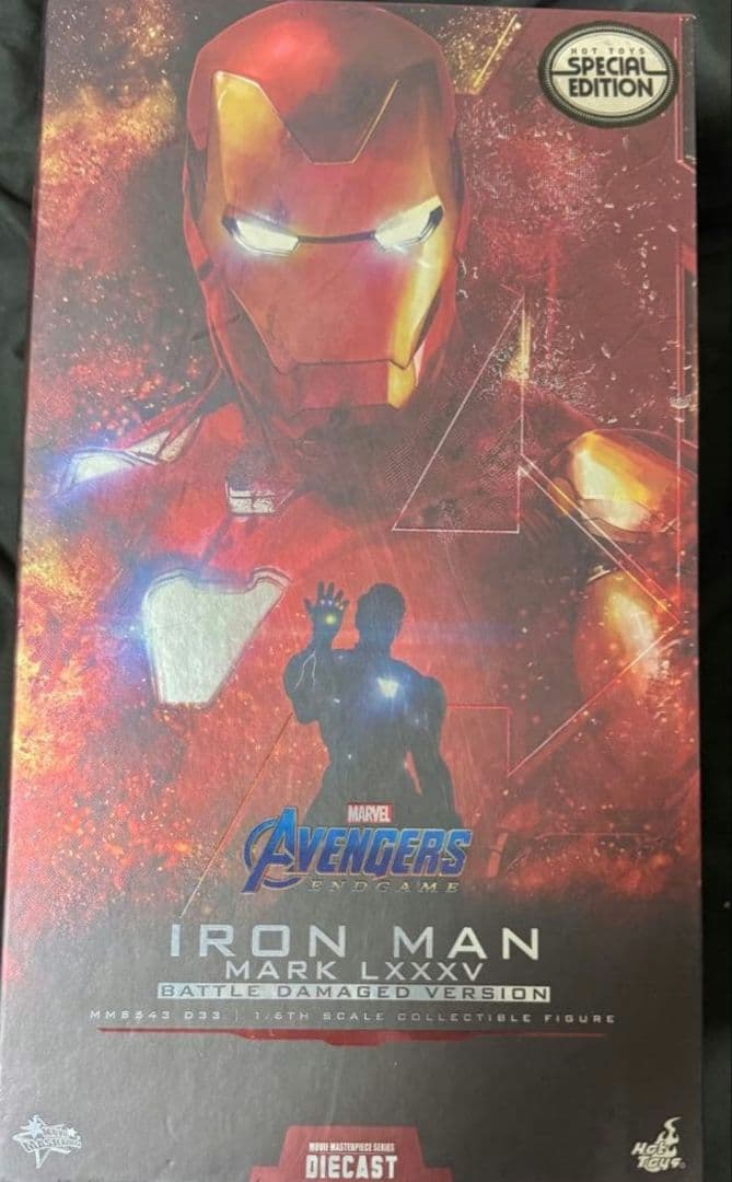 ホットトイズ　アベンジャーズ　アイアンマン・マーク８５　バトルダメージ版
