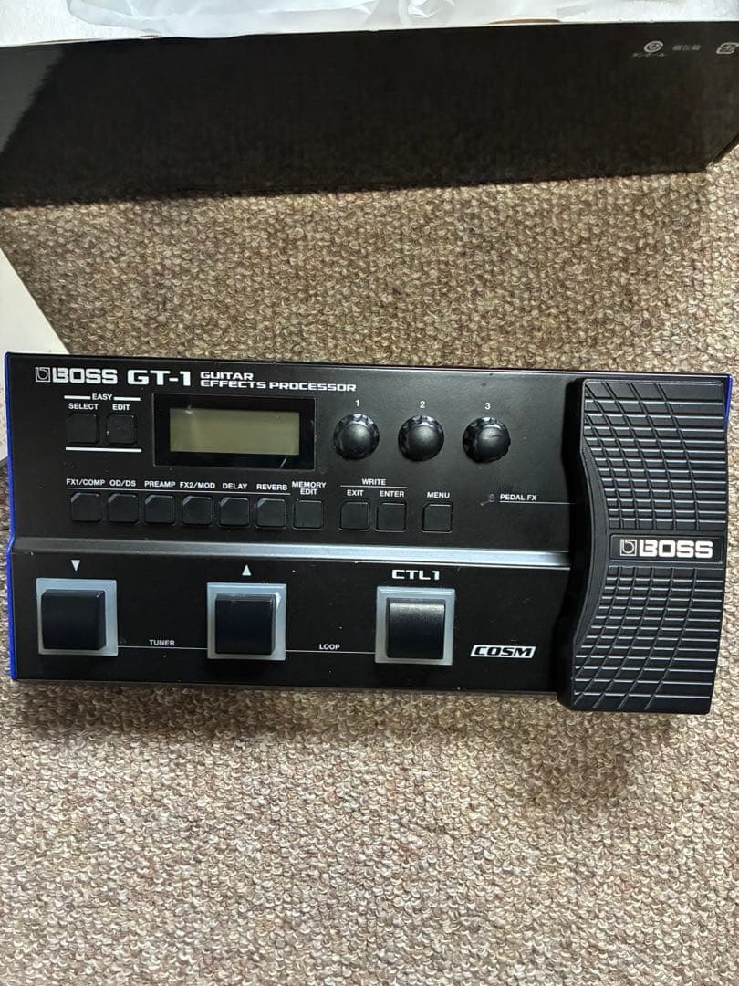 BOSS GT-1 マルチエフェクター 教科書付き