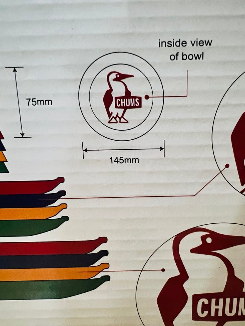 新品未使用品　チャムス メラニンディッシュセット