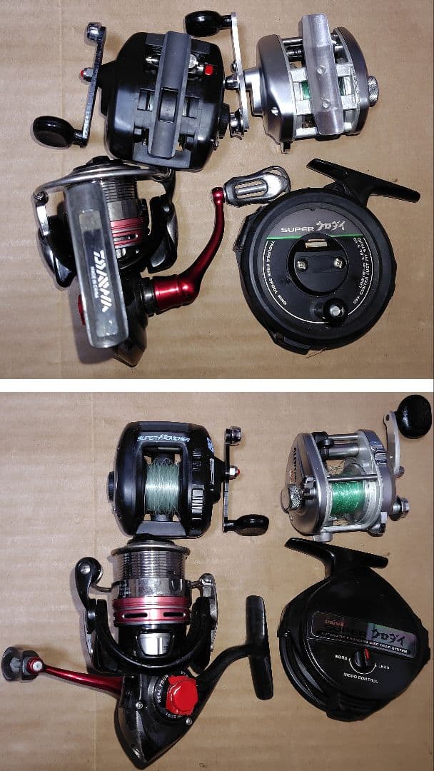 シマノ、ダイワ、アブガルシアリール　クーラーボックス　釣り具　まとめ売り