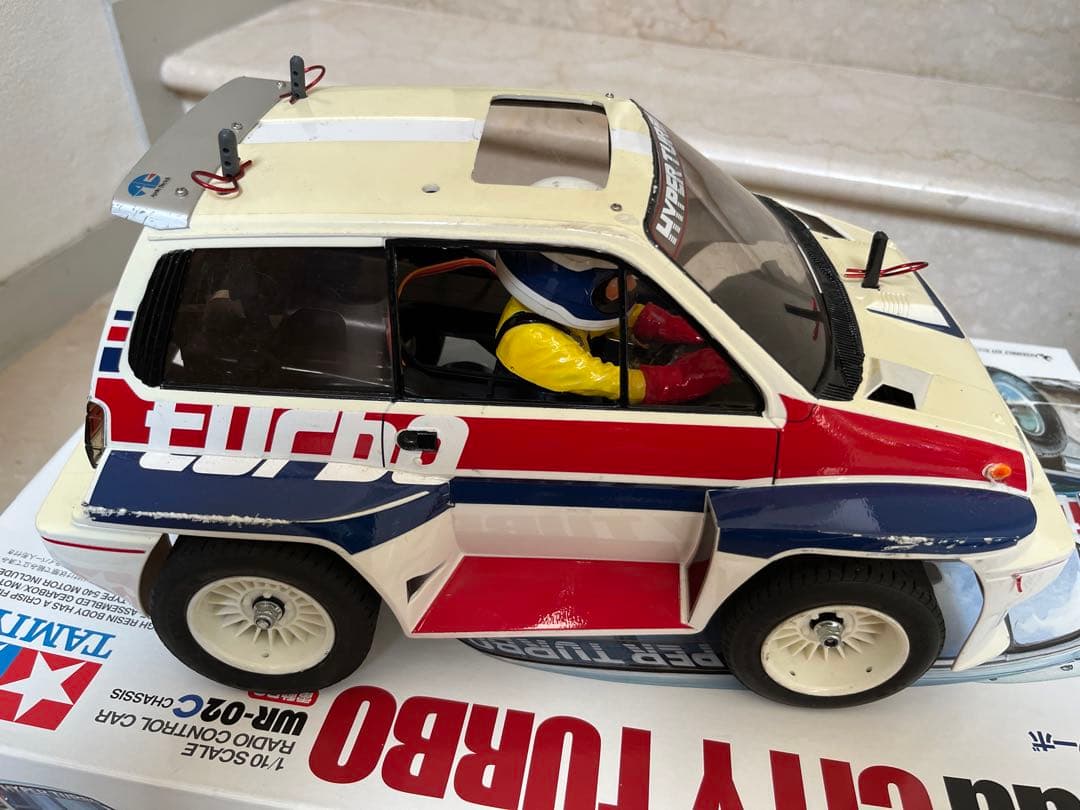 組立塗装済み　タミヤ　HONDA シティターボ