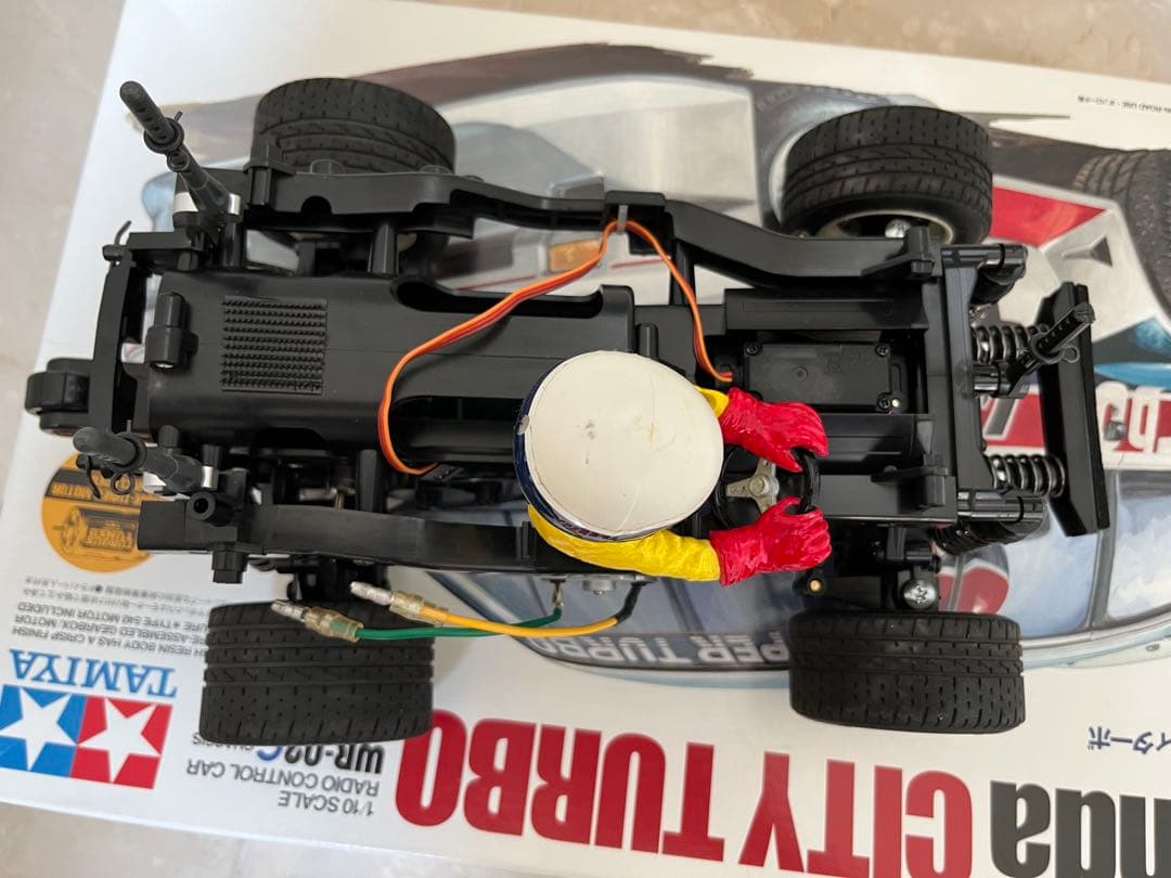 組立塗装済み　タミヤ　HONDA シティターボ