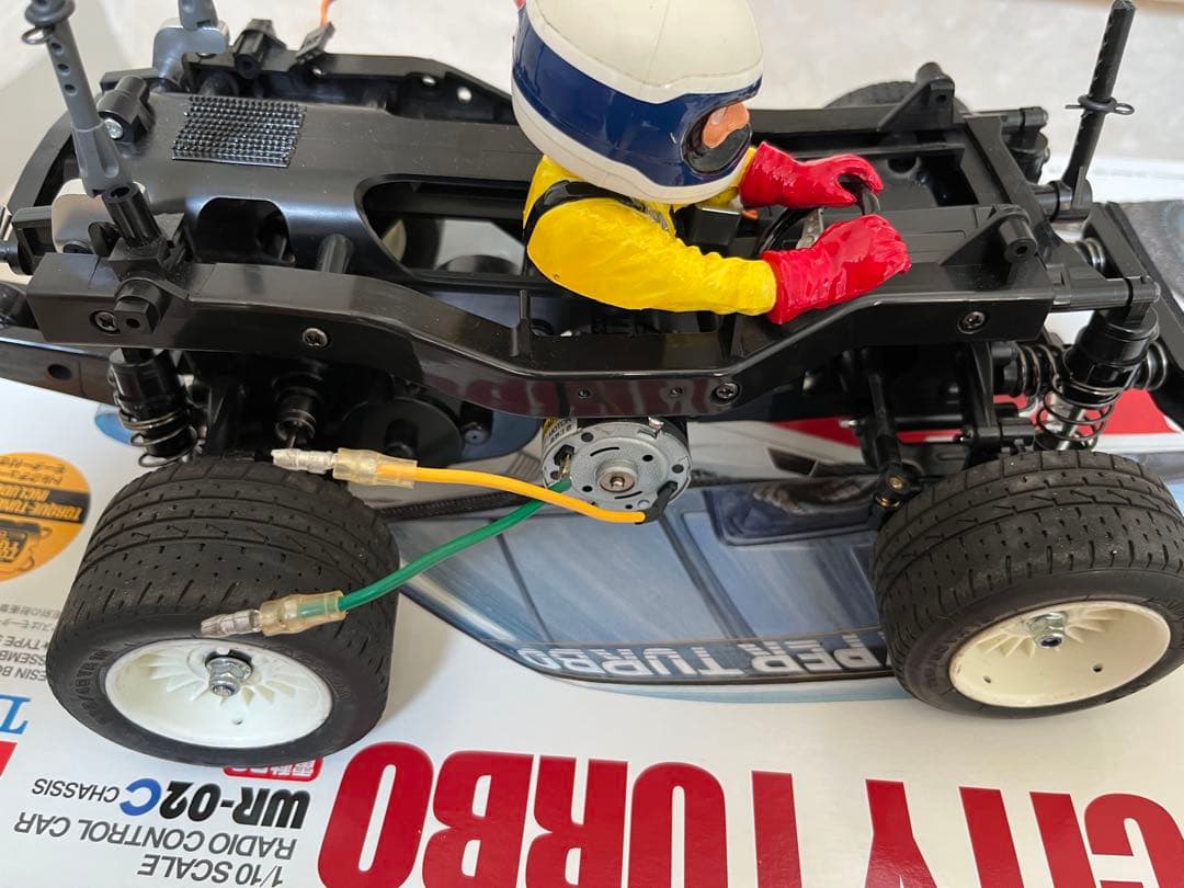 組立塗装済み　タミヤ　HONDA シティターボ