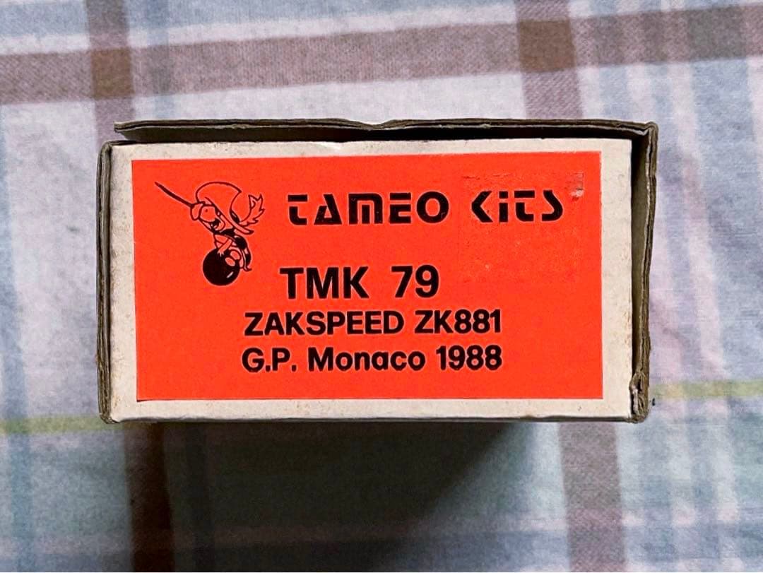 当時モノ タメオ 1/43 ザクスピード881 1988 モナコGP Tameo