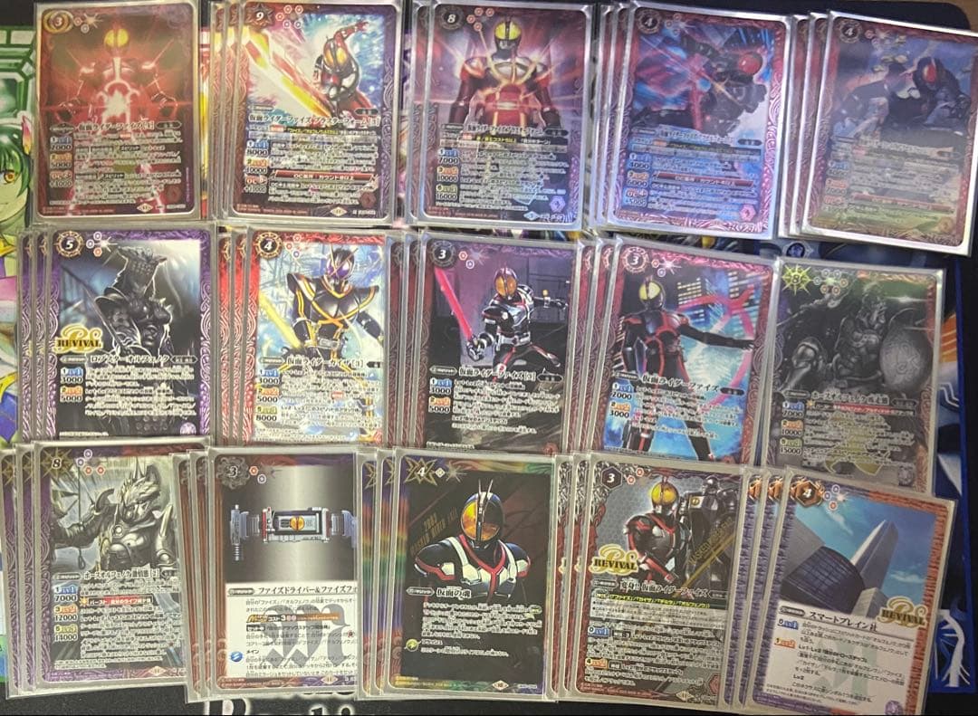 バトスピ 仮面ライダーファイズ　555 デッキ　パーツ　仮面の魂