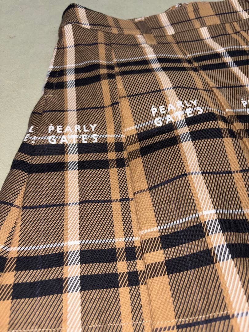 （超美品）パーリーゲイツ、グレンチェック柄シリーズ、2点セット、サイズ0