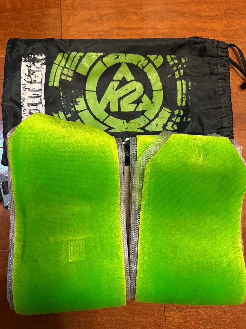 バックカントリー　スキー板　K2 120mm幅・ツアービンディング・シール付