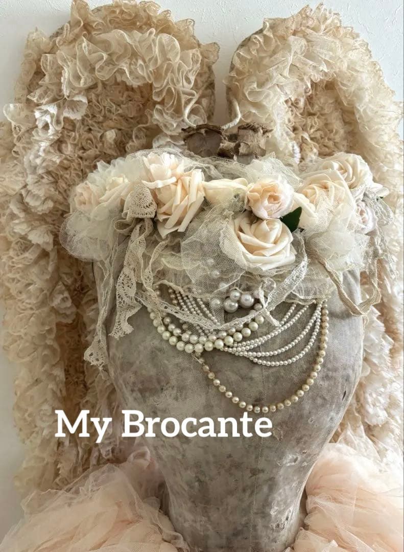 アンティーク雑貨 Romantic Rose Garland.