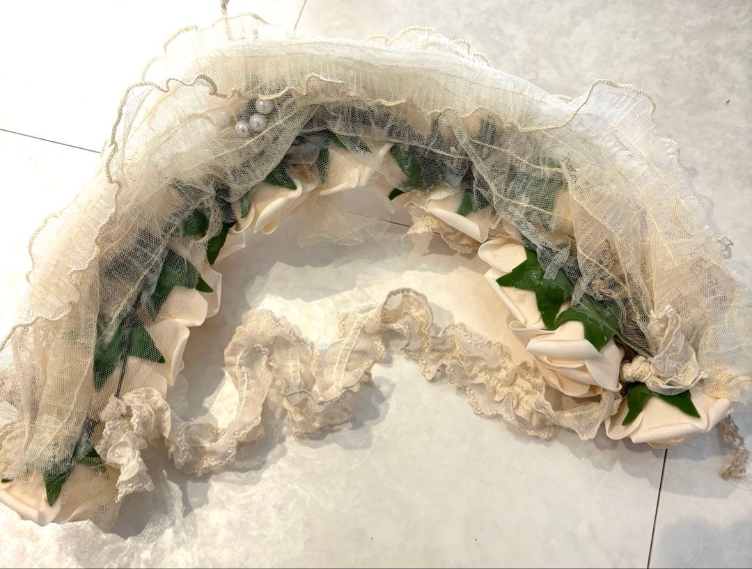 アンティーク雑貨 Romantic Rose Garland.