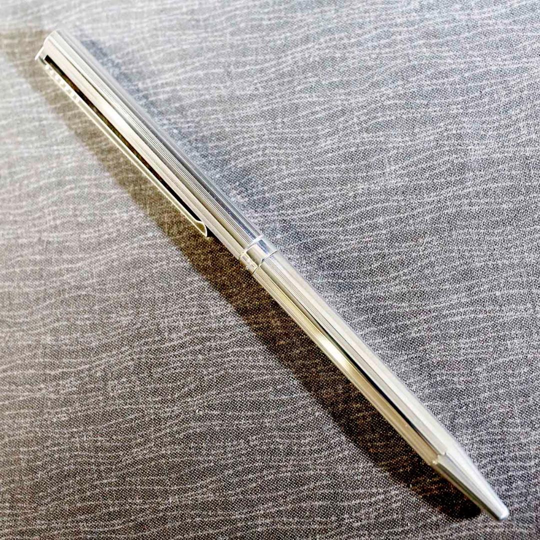 【美品 送料込み】デュポン ボールペン シルバー