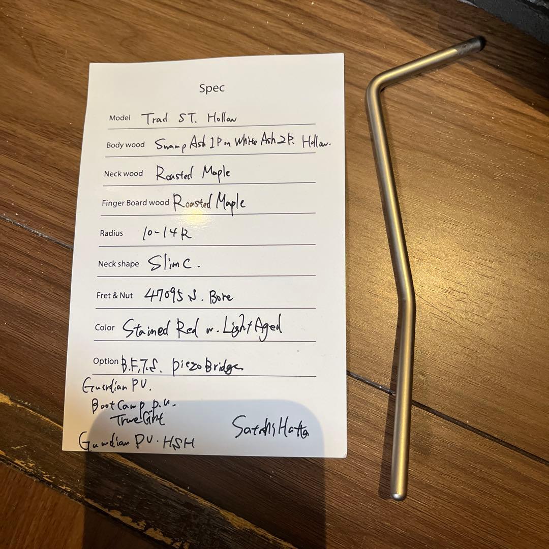 Infinite Trad ST Hollow Piezo オーダー品