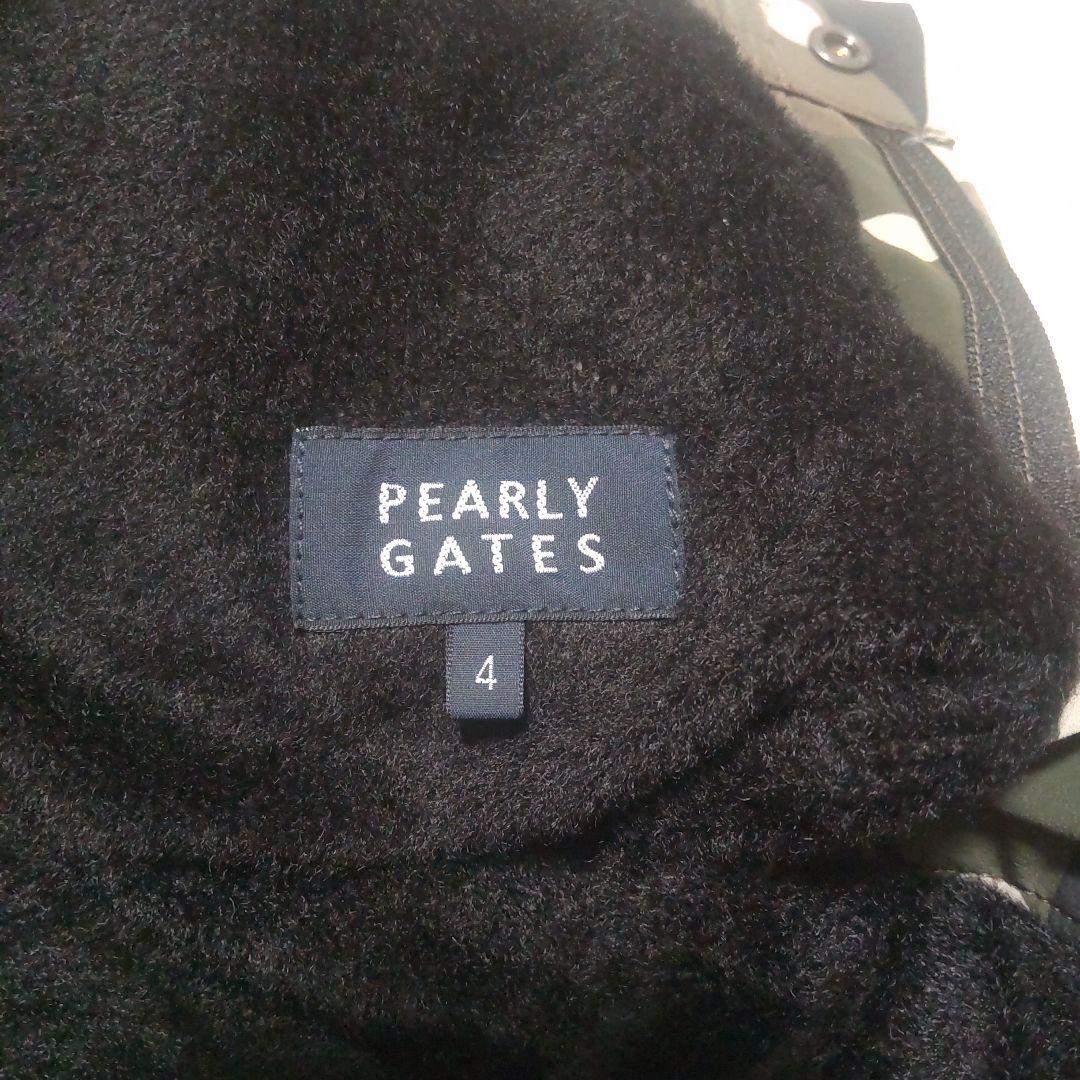 パーリーゲイツ OCTA裏フリース カモ ドット柄 ストレッチ パンツ PGロゴ