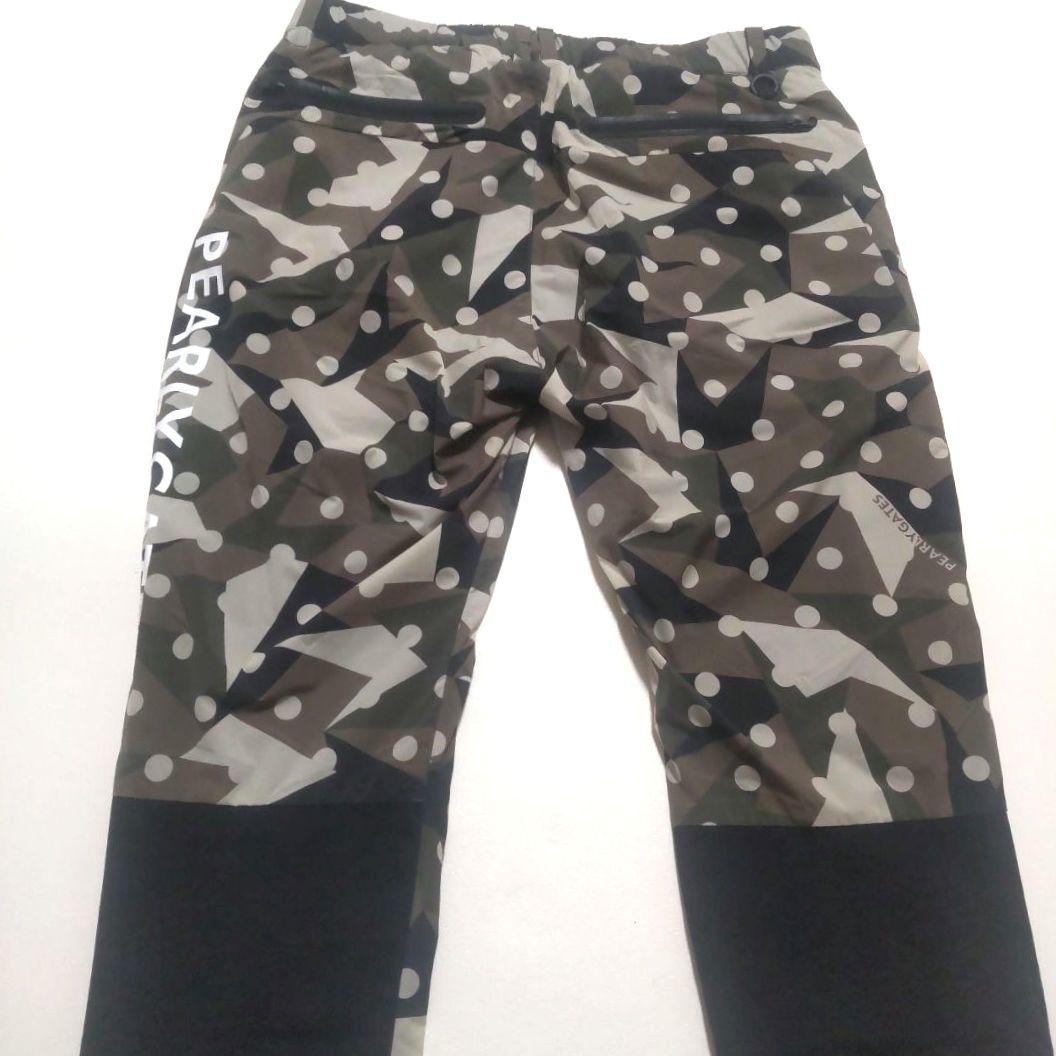 パーリーゲイツ OCTA裏フリース カモ ドット柄 ストレッチ パンツ PGロゴ