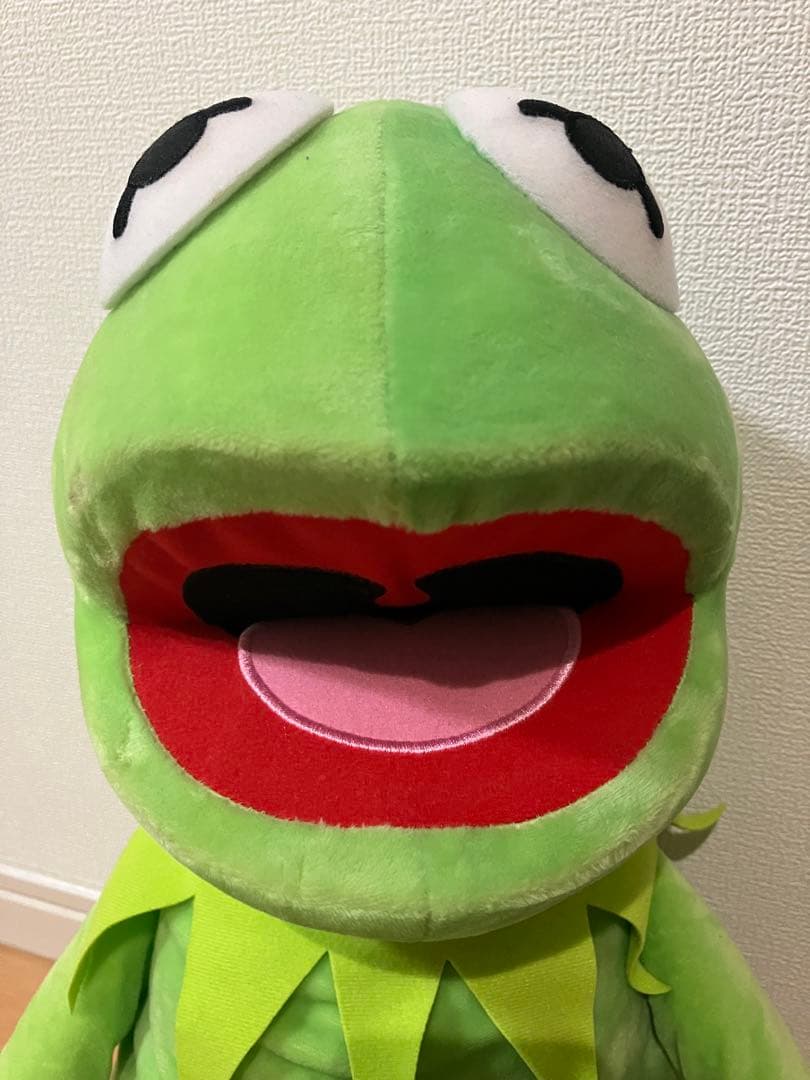 【セサミストリート】Disney ディズニー　カーミット 超特大 ぬいぐるみ