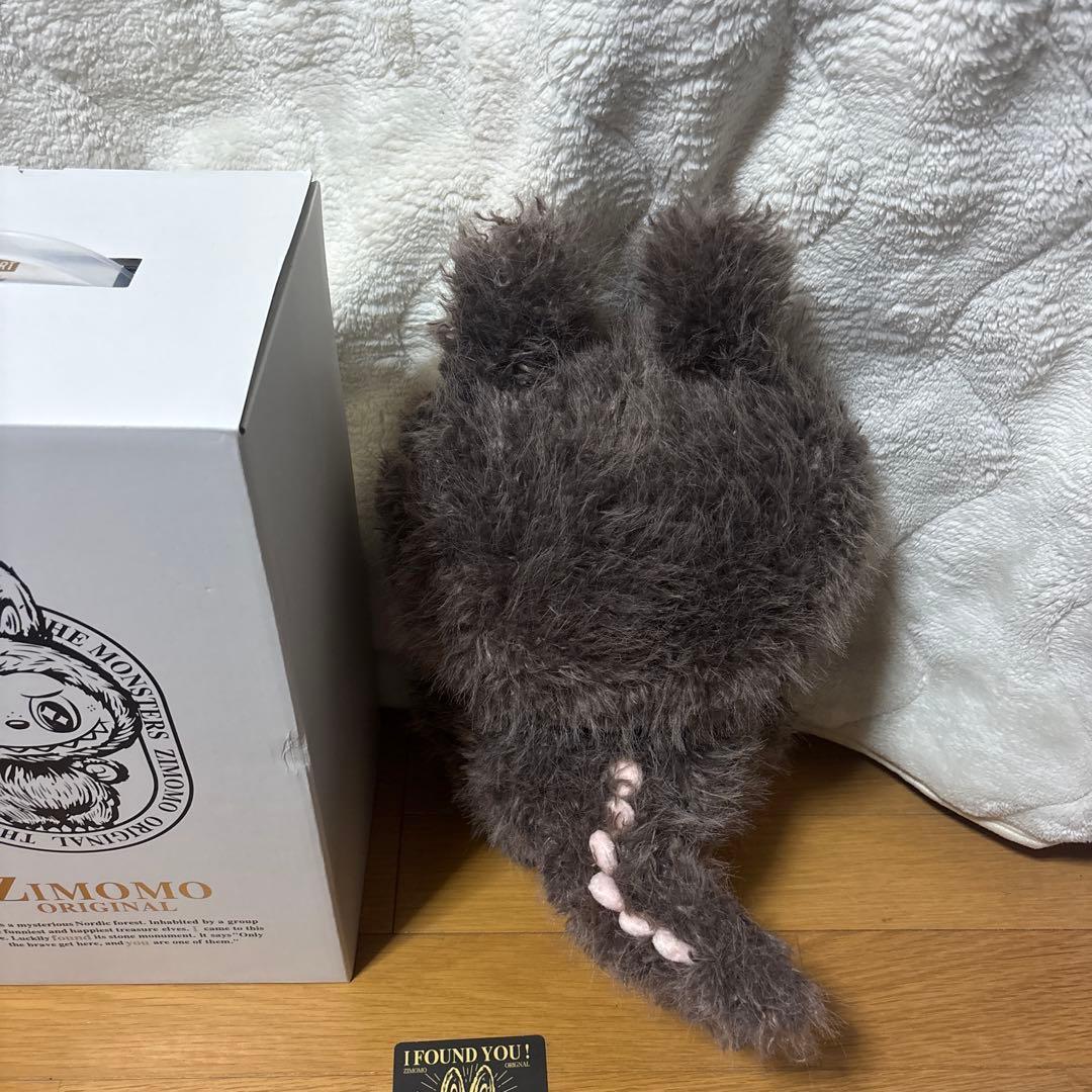 海外限定 ラブブ ジモモ ビッグサイズ 茶色白色セット38cm 頭ブブおまけ