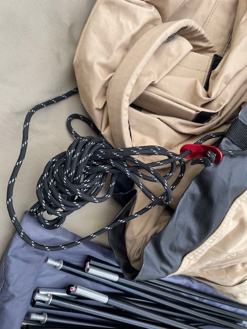 DOD カマボコテントソロtc チーズタープミニ　タン(廃盤品)