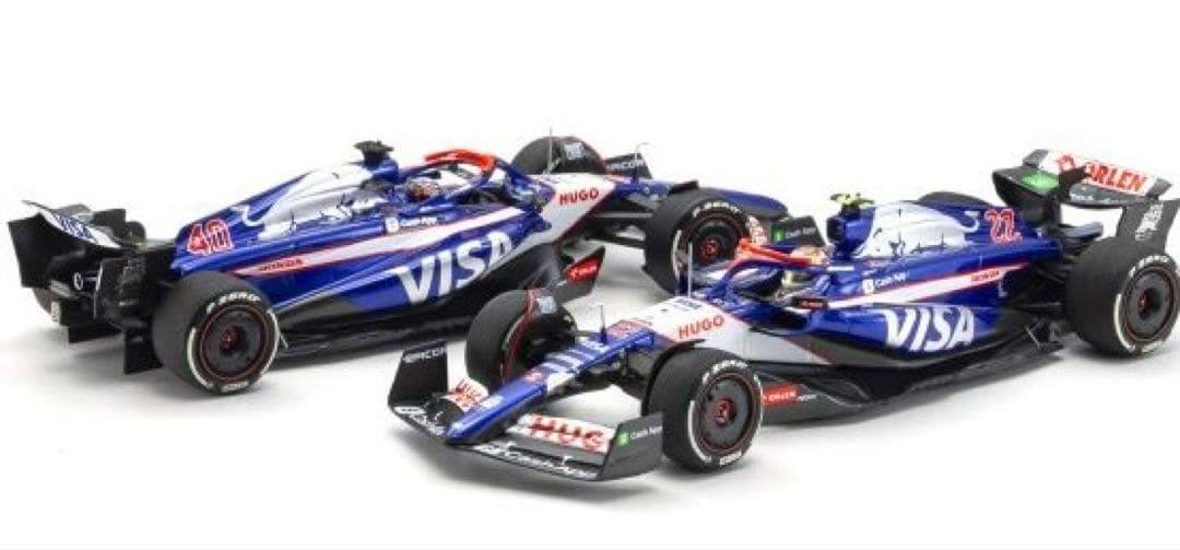 未開封！1/43 VCARB 角田 裕毅&岩佐 歩夢2024 F1日本GPセット