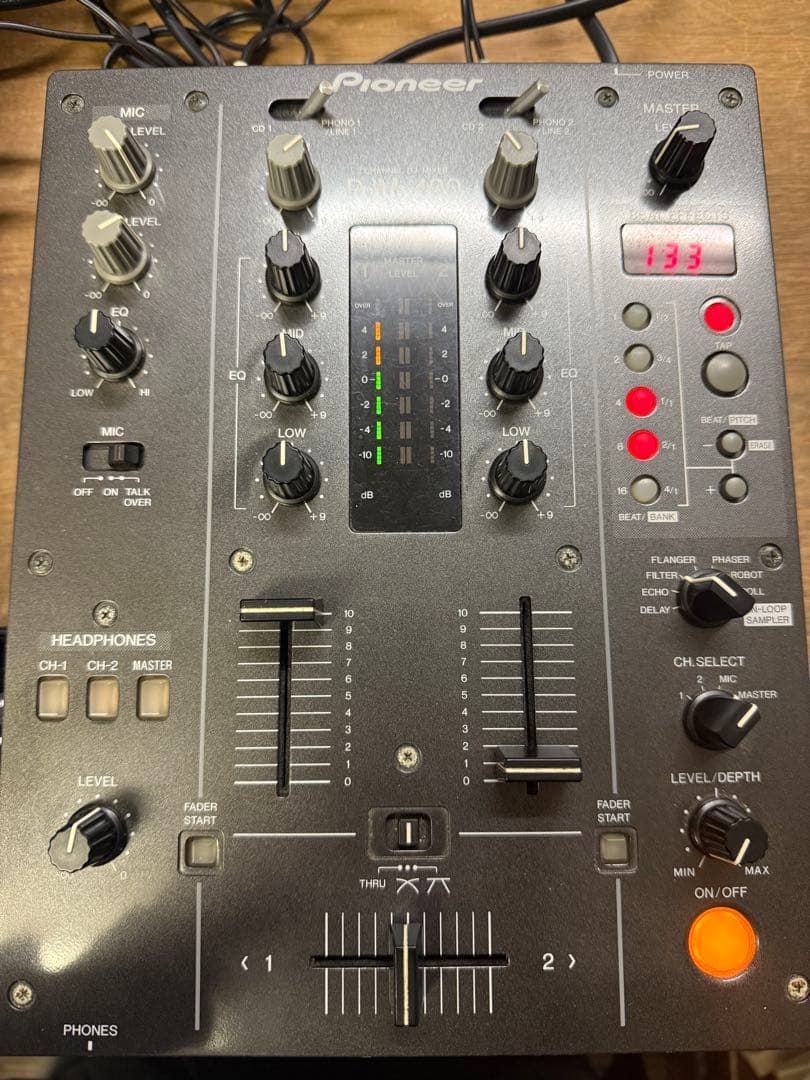 DJフルセットターンテーブル2台 DJM-400 Serato SL2動作確認済