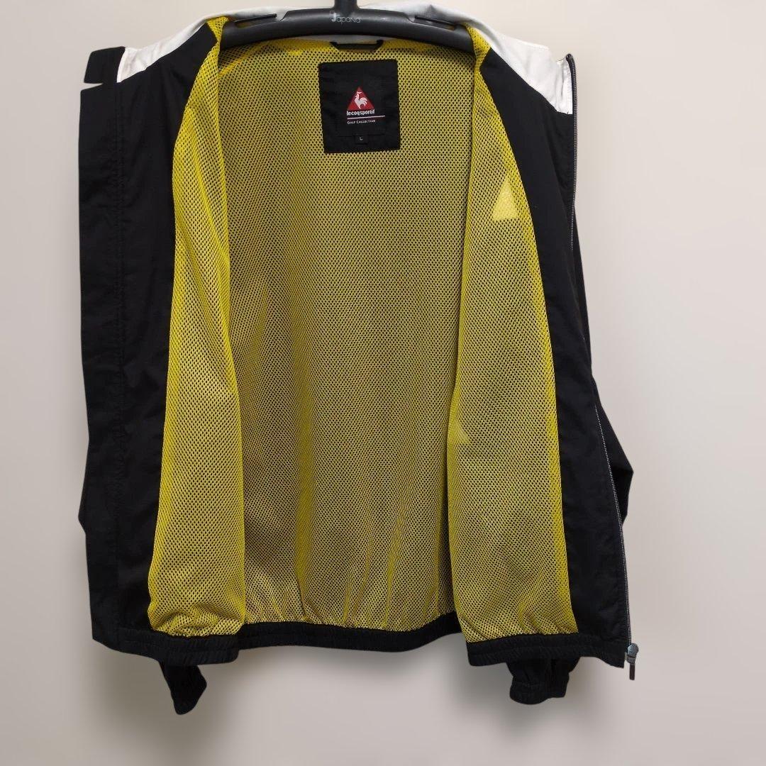 Le coq sportif 　透湿防水機能 裏メッシュ、肘と膝ジッパーで七分に