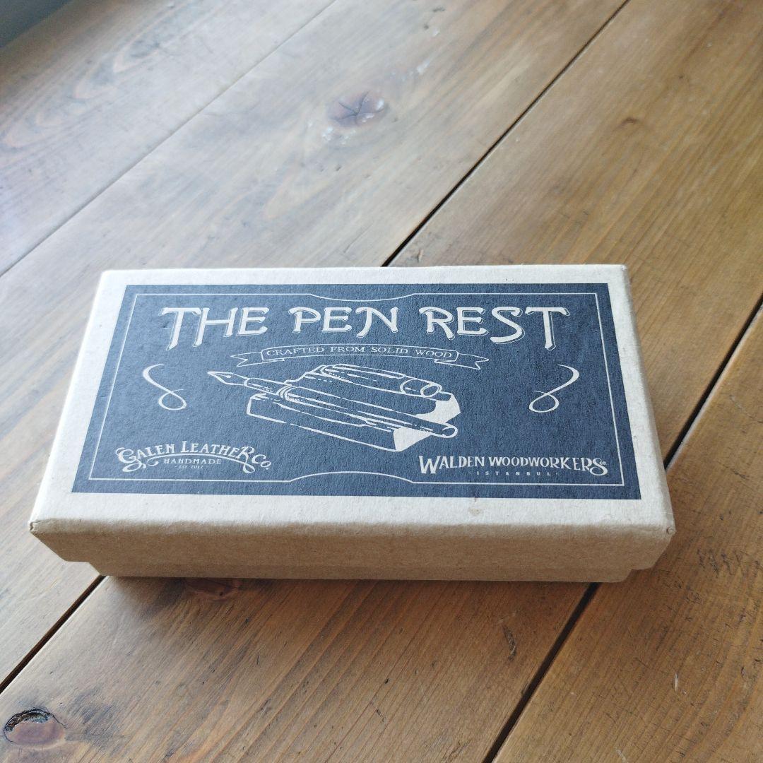 ガレンレザー 真鍮削り出し ペンレスト