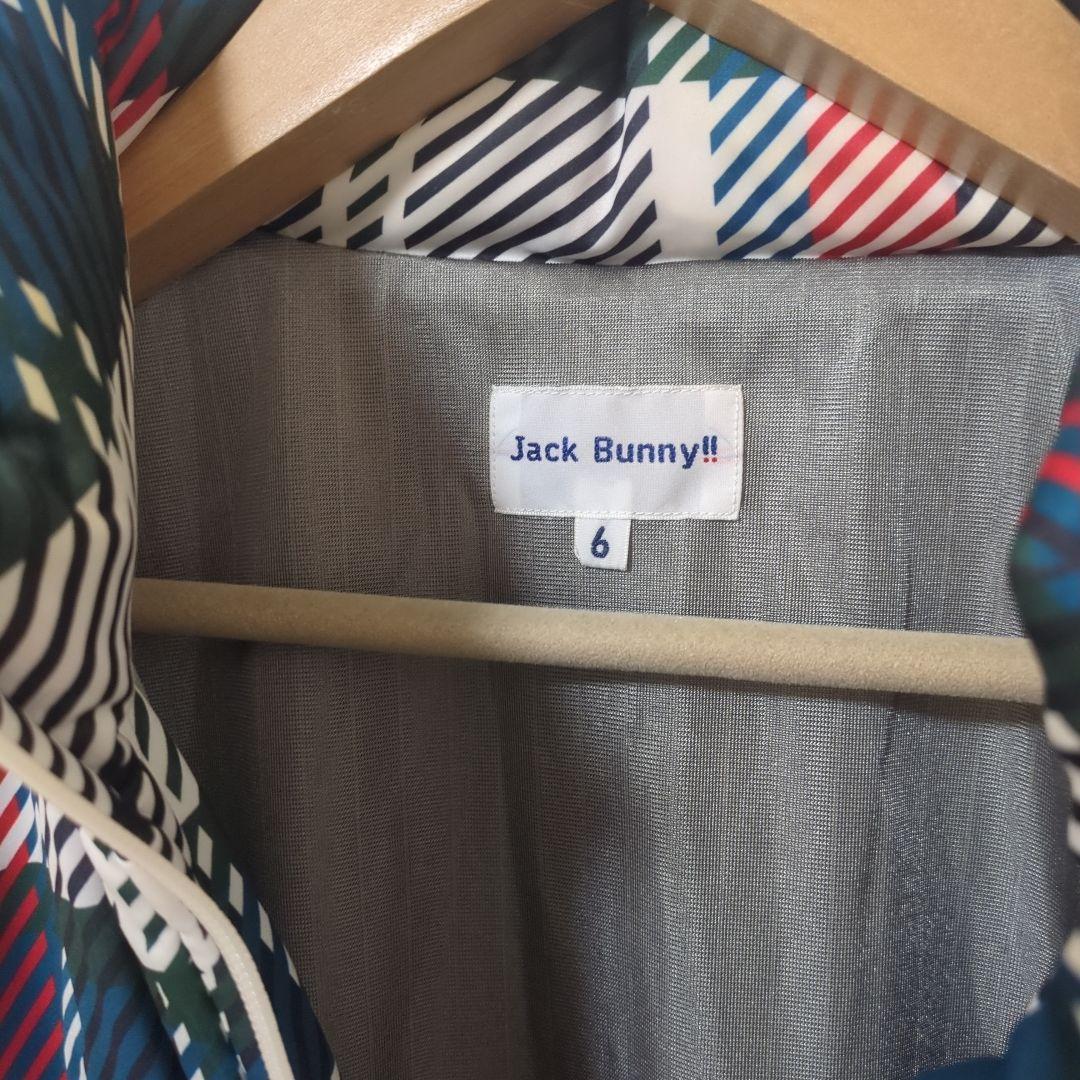 ★美品★Jack Bunny!!　エアシャット ビッグチェックブルゾン　サイズ6