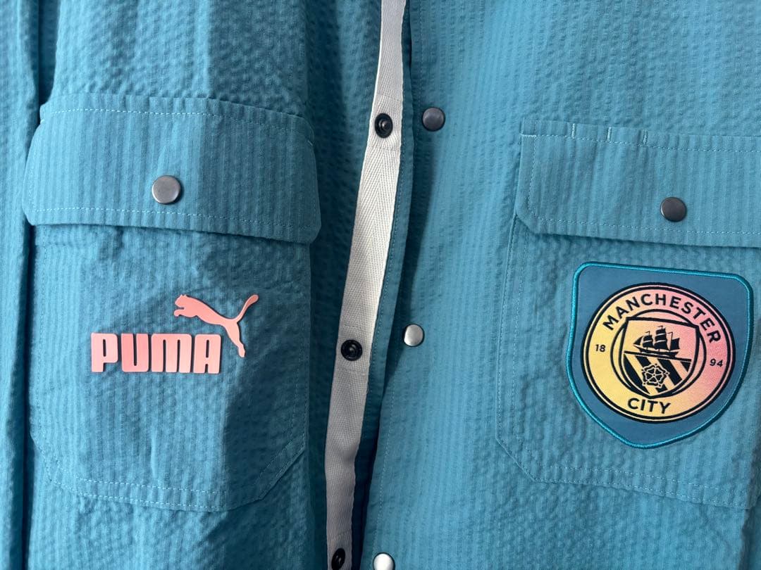 即完売‼︎ マンチェスター・シティー　ノエルギャラガー　オーバーシャツ