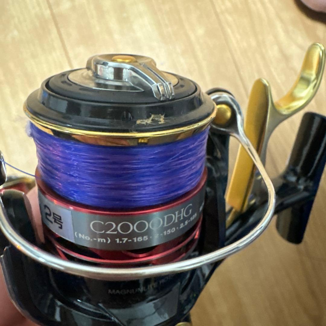 シマノ　14BB-X ハイパーフォース　C2000DHG 替えスプール付