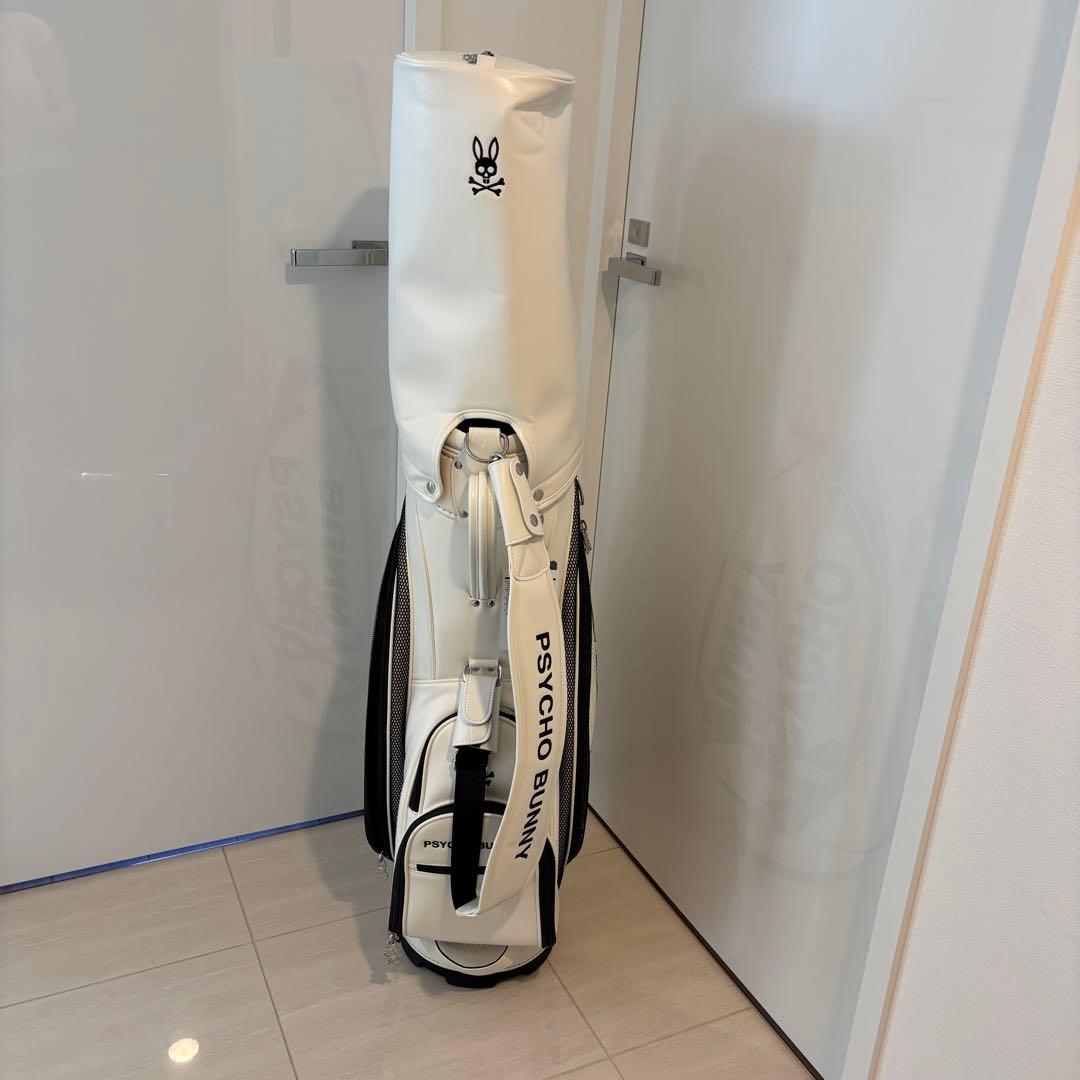 新品未使用 PSYCHO BUNNY キャディバッグ ホワイト