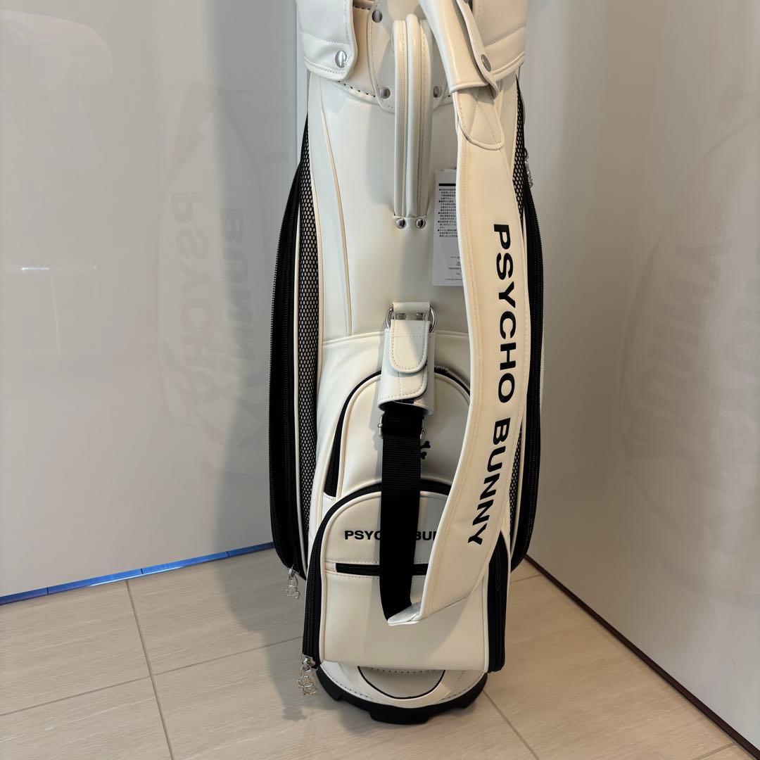 新品未使用 PSYCHO BUNNY キャディバッグ ホワイト