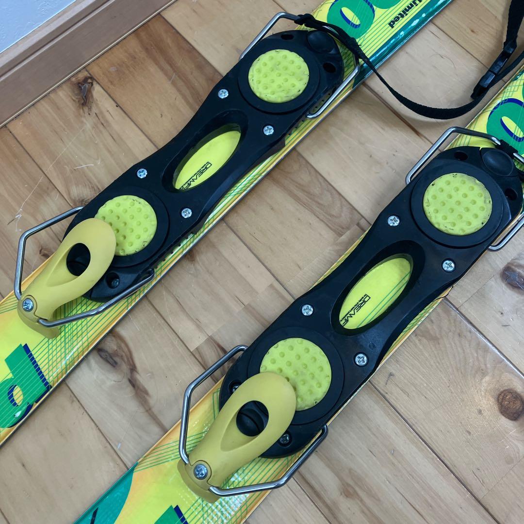 DREAMFLY ショートスキー 約100cm ファンスキー　ブーツ　レグザム