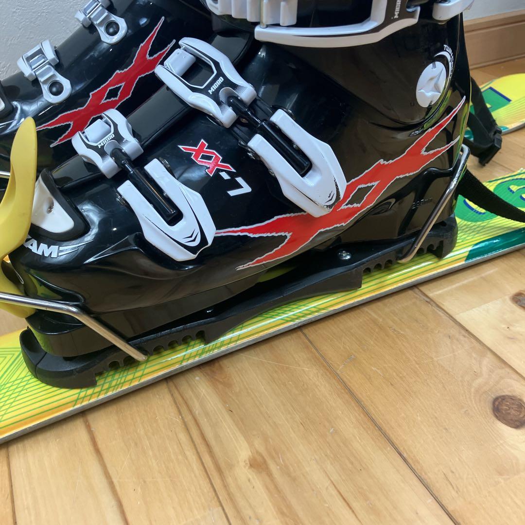 DREAMFLY ショートスキー 約100cm ファンスキー　ブーツ　レグザム